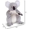 imageMelissa ampamp Doug Lifelike Plush Koala Stuffed Animal 135W x 14H x 12D in
