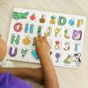 imageMelissa ampamp Doug Lift ampamp See Alphabet Wooden Peg Puzzle 26 pcs  FSC Certified