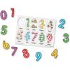 imageMelissa ampamp Doug Lift ampamp See Numbers Wooden Peg Puzzle  10 Pieces  FSC CertifiedRetail Version