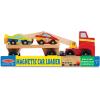 imageMelissa ampamp Doug Magnetic Car Loader Wooden Toy Set with 4 Cars and 1 SemiTrailer Truck Crane Wooden Toy Vehicle Toys for Kids Ages 3