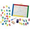 imageMelissa ampamp Doug Magnetic Chalkboard and DryErase Board with 36 Magnets Numbers and Uppercase Letters Chalk Eraser and DryErase Pen