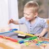 imageMelissa ampamp Doug Magnetic Chalkboard and DryErase Board with 36 Magnets Numbers and Uppercase Letters Chalk Eraser and DryErase Pen