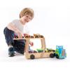 imageMelissa ampamp Doug Mega RaceCar Carrier  Wooden Tractor and Trailer with 6 Unique Race CarsFrustrationFree Packaging