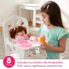 imageMelissa ampamp Doug Mine to Love Baby Food ampamp Bottle Play Set for Feeding Dolls Baby Doll Feeding Set Disappearing Milk Bottle Toy for Kids 3Multicolor