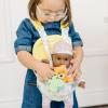 imageMelissa ampamp Doug Mine to Love Carrier Play Set for Baby Dolls with Toy Bear Bottle Rattle Activity Card
