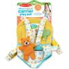imageMelissa ampamp Doug Mine to Love Carrier Play Set for Baby Dolls with Toy Bear Bottle Rattle Activity Card