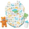 imageMelissa ampamp Doug Mine to Love Carrier Play Set for Baby Dolls with Toy Bear Bottle Rattle Activity Card