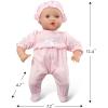 imageMelissa ampamp Doug Mine to Love Jenna 12quot Soft Body Baby Doll with Romper Hat