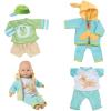 imageMelissa ampamp Doug Mine to Love Mix ampamp Match Playtime Doll Clothes for 1218 Unisex Dolls 6 pcs