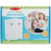 imageMelissa ampamp Doug Mine to Love Wooden Play Armoire Closet for Dolls Stuffed Animals  White 173H x 124W x 85D Assembled Wooden Pretend Play Closet Doll Wardrobe