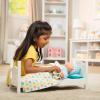 imageMelissa ampamp Doug Mine to Love Wooden Play Bed for Dolls Stuffed Animals  White 87H x 91W x 207L Assembled