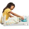 imageMelissa ampamp Doug Mine to Love Wooden Play Bed for Dolls Stuffed Animals  White 87H x 91W x 207L Assembled