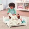 imageMelissa ampamp Doug Mine to Love Wooden Play Bunk Bed for Dolls up to 18 inchesStuffed Animals  White 2 Beds 174H x 91W x 207L Assembled and Stacked