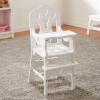 imageMelissa ampamp Doug Mine to Love Wooden Play High Chair for Dolls Stuffed Animals  White 18H x 8W x 11D Assembled Wooden Pretend Play High Chair for Dolls