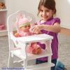 imageMelissa ampamp Doug Mine to Love Wooden Play High Chair for Dolls Stuffed Animals  White 18H x 8W x 11D Assembled Wooden Pretend Play High Chair for Dolls