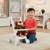 imageMelissa ampamp Doug Mine to Love Wooden Play Stroller for Dolls Stuffed Animals  White 18H x 8W x 11D Assembled