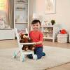 imageMelissa ampamp Doug Mine to Love Wooden Play Stroller for Dolls Stuffed Animals  White 18H x 8W x 11D Assembled