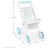 imageMelissa ampamp Doug Mine to Love Wooden Play Stroller for Dolls and Stuffed Animals up to 20 Inches Tall  White