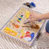 imageMelissa ampamp Doug Musical Instruments Sound Puzzle  Wooden Peg Puzzle with LightActivated Sound Effects 8 pcs Wooden Peg Baby Music Learning Toys for Toddlers and Preschoolers Ages 2