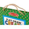 imageMelissa ampamp Doug Natural Play Play Draw Create Reusable Drawing ampamp Magnet Kit  Ocean 42 Magnets 5 DryErase Markers  FSC CertifiedFarm