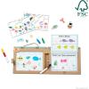 imageMelissa ampamp Doug Natural Play Play Draw Create Reusable Drawing ampamp Magnet Kit  Ocean 42 Magnets 5 DryErase Markers  FSC CertifiedOcean