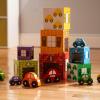 imageMelissa ampamp Doug Nesting and Sorting Garages and Cars with 7 Graduated Garages and 7 Stackable Wooden Cars  FSC Certified