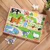 imageMelissa ampamp Doug Old MacDonalds Farm Song Puzzle  8Piece Wooden Peg Puzzle with LightActivated Sounds Music Learning Toy for Toddlers and Preschoolers Ages 2