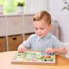 imageMelissa ampamp Doug Old MacDonalds Farm Song Puzzle  8Piece Wooden Peg Puzzle with LightActivated Sounds Music Learning Toy for Toddlers and Preschoolers Ages 2