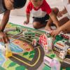 imageMelissa ampamp Doug PAW Patrol Activity Rug  Adventure Bay 22 Pieces PAW Patrol Town Mat with Wooden Toys for Ages 3