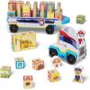 imageMelissa ampamp Doug PAW Patrol Wooden ABC Block Truck 33 PiecesABC Alphabet Truck