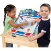 imageMelissa ampamp Doug PAW Patrol Wooden DoubleSided Tabletop Art Center Easel 33 Pieces PAW Patrol Toys DoubleSided Childrens Easel for Toddlers and Kids Ages 3