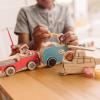 imageMelissa ampamp Doug PAW Patrol Wooden Vehicles Craft Kit  3 Decorate Your Own Vehicles 3 Play Figures