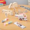 imageMelissa ampamp Doug PAW Patrol Wooden Vehicles Craft Kit  3 Decorate Your Own Vehicles 3 Play Figures
