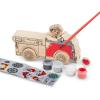 imageMelissa ampamp Doug PAW Patrol Wooden Vehicles Craft Kit  3 Decorate Your Own Vehicles 3 Play Figures