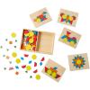 imageMelissa ampamp Doug Pattern Blocks and Boards with 120 MultiColored Wooden Shape Tiles 5 DoubleSided Puzzle Boards Tangram Puzzles Montessori Toys for Girls ampamp BoysStandard