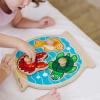 imageMelissa ampamp Doug Pets Jumbo Peg Wooden Puzzle Animal Puzzles Peg Puzzles for Toddlers Ages 1Fish  Pets