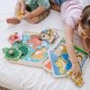 imageMelissa ampamp Doug Pets Jumbo Peg Wooden Puzzle Animal Puzzles Peg Puzzles for Toddlers Ages 1Fish  Pets