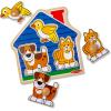 imageMelissa ampamp Doug Pets Jumbo Peg Wooden Puzzle Animal Puzzles Peg Puzzles for Toddlers Ages 1Pets