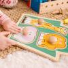 imageMelissa ampamp Doug Pets Jumbo Peg Wooden Puzzle Animal Puzzles Peg Puzzles for Toddlers Ages 1Safari Animals