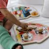 imageMelissa ampamp Doug Pets Jumbo Peg Wooden Puzzle Animal Puzzles Peg Puzzles for Toddlers Ages 1Shapes  Barn
