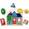 imageMelissa ampamp Doug Pets Jumbo Peg Wooden Puzzle Animal Puzzles Peg Puzzles for Toddlers Ages 1Shapes