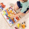imageMelissa ampamp Doug Pets Wooden Chunky Puzzle 8 pcs Educational Screen Free Activity for Toddler Preschoolers and Kids Ages 2English Only