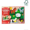 imageMelissa ampamp Doug Pets Wooden Chunky Puzzle 8 pcs Educational Screen Free Activity for Toddler Preschoolers and Kids Ages 2Farm