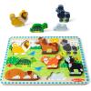 imageMelissa ampamp Doug Pets Wooden Chunky Puzzle 8 pcs Educational Screen Free Activity for Toddler Preschoolers and Kids Ages 2Pets