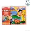 imageMelissa ampamp Doug Pets Wooden Chunky Puzzle 8 pcs Educational Screen Free Activity for Toddler Preschoolers and Kids Ages 2Safari