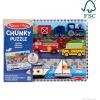 imageMelissa ampamp Doug Pets Wooden Chunky Puzzle 8 pcs Educational Screen Free Activity for Toddler Preschoolers and Kids Ages 2Vehicles