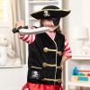 imageMelissa ampamp Doug Pirate Role Play Costume DressUp Set With Hat Sword and Eye PatchFrustrationfree Packaging