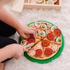imageMelissa ampamp Doug Pizza Party Wooden Play Food Set With 54 Toppings