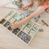 imageMelissa ampamp Doug Play Money Set  Educational Toy with Paper Bills and Plastic Coins 50 of Each Denomination and Wooden Cash Drawer for StoragePlay Money Set