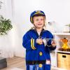imageMelissa ampamp Doug Police Officer Costume DressUp Set for Kids 8Piece  Pretend Play Uniform with Badge Hat Handcuffs ampamp Accessories  Role Play Outfit for Toddlers ampamp Children Ages 3